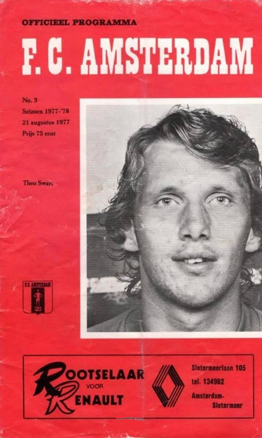 AZ Programma 21-aug-1977 FC Amsterdam uit